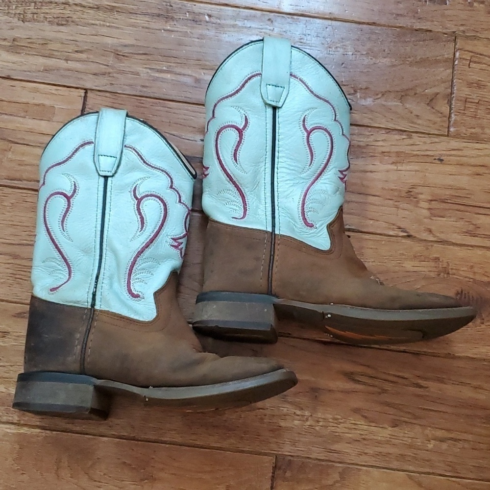 Old West BSC1909 brown turquoise boots
